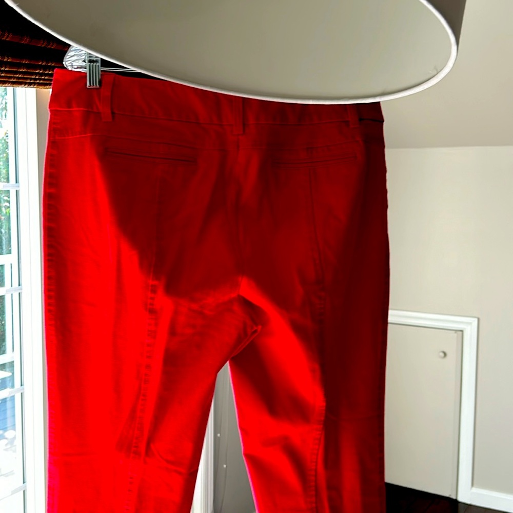 Inc brand size 12 red ankle stretch pants